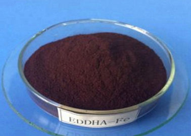 Fertilizante orto de Eddha del hierro de CAS 16455-61-1, quelato rojo oscuro 6 Eddha del hierro de Brown